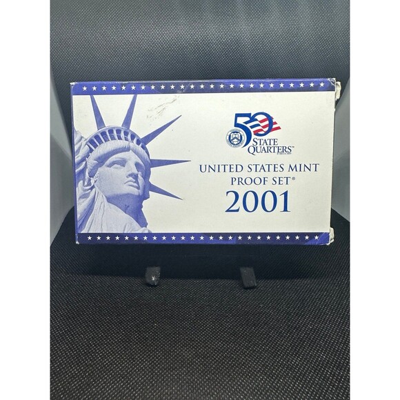 2001 United States Mint Proof Coin Set - Picture 1 of 8